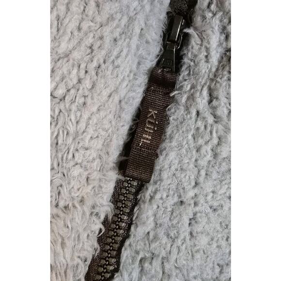 KUHL Flight Jacket Women's Sherpa Fleece Full Zip Stowaway Hood Size Small - Picture 8 of 13